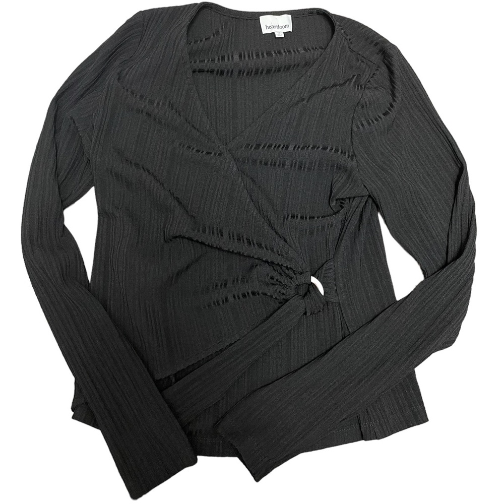 Revolve Heartloom Two Piece Black Ribbed Set - Picture 5 of 8